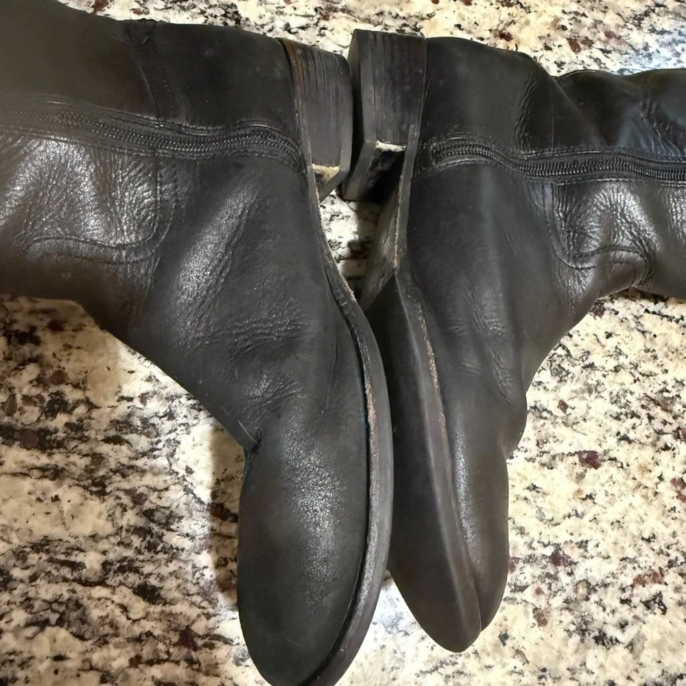Tory Burch Kiernan Black Riding Boots 10M